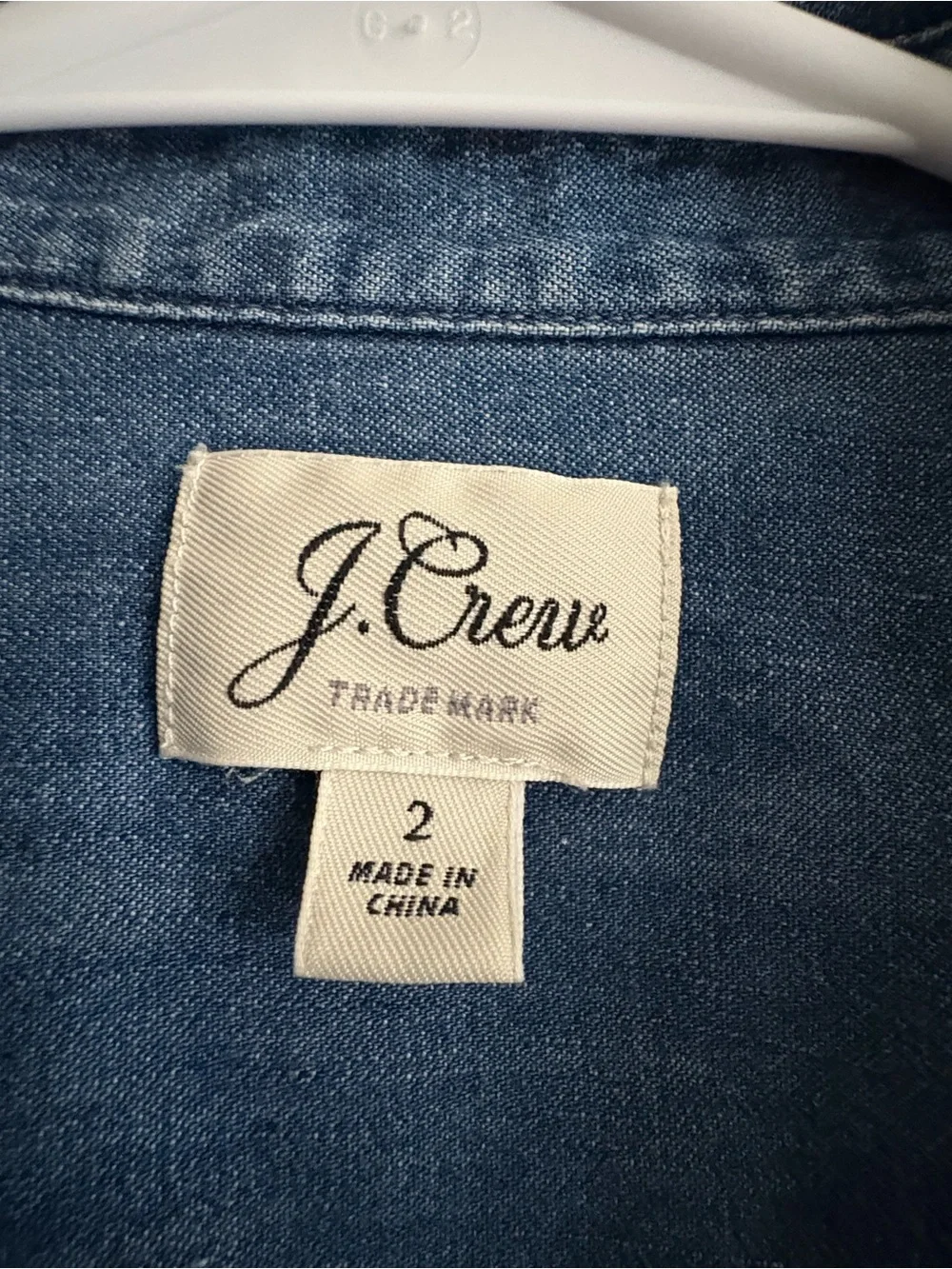 J. Crew Light Blue Denim Button-Up Shirt